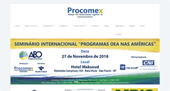 Desktop Screenshot of procomex.org.br